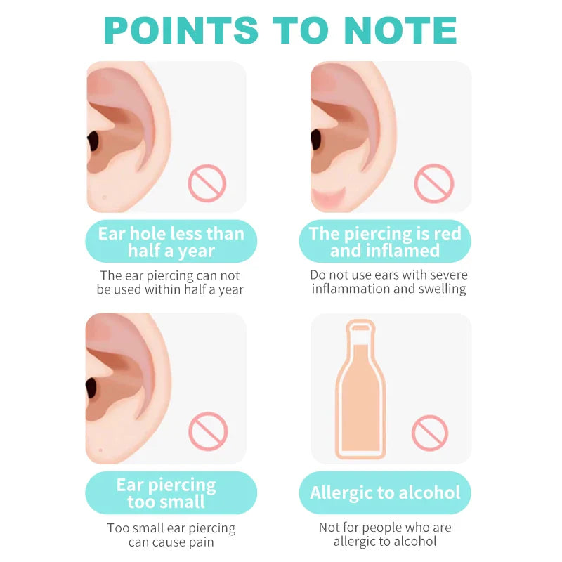 Ear Hole Cleaning Kit – Floss, Mint Solution & Odor Removal