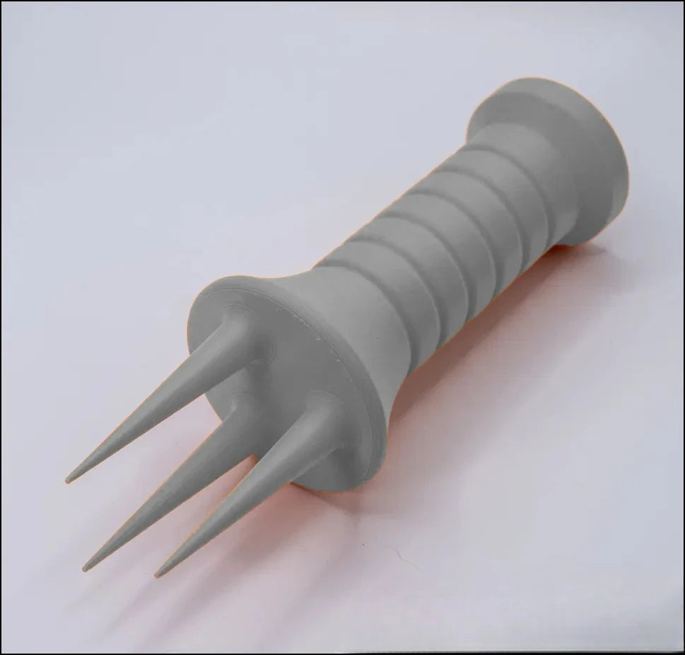Ergonomic 3D Printed Soil Aerator Manual Hand Tiller & Cultivator
