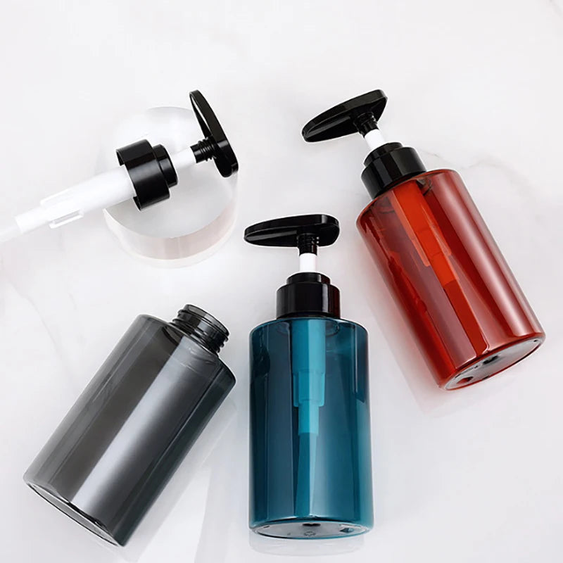 300/500ml Shampoo Hand Soap Dispenser Empty Pump Bottles Dispenser Lotion Dispenser Liquid Travel Containers Bath Accessory Peaceful Pleasures Health and Wellness