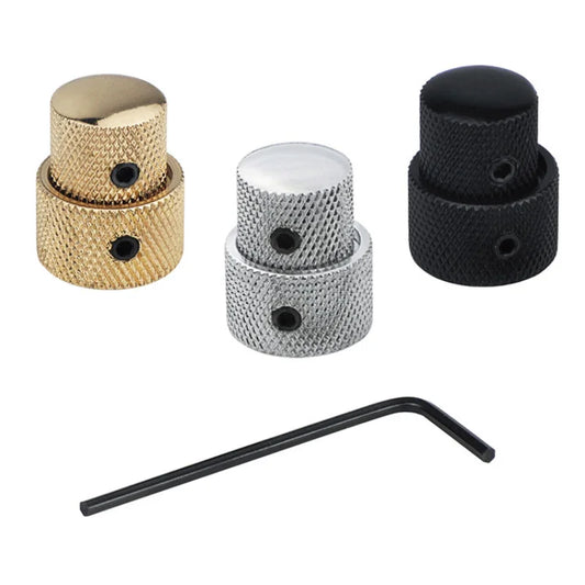 1 Dual Concentric Tone Volume Blend Control Knobs Domed Allen Wrench Peaceful Pleasures Health and Wellness