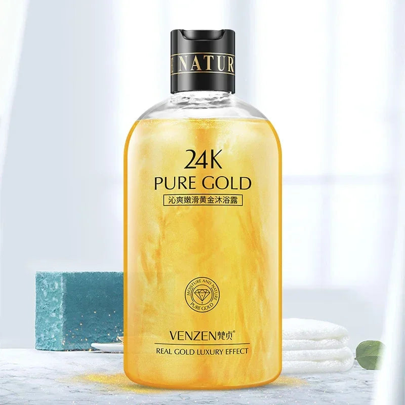 550ml 24K Gold Shower Gel – Moisturising Foam Body Wash