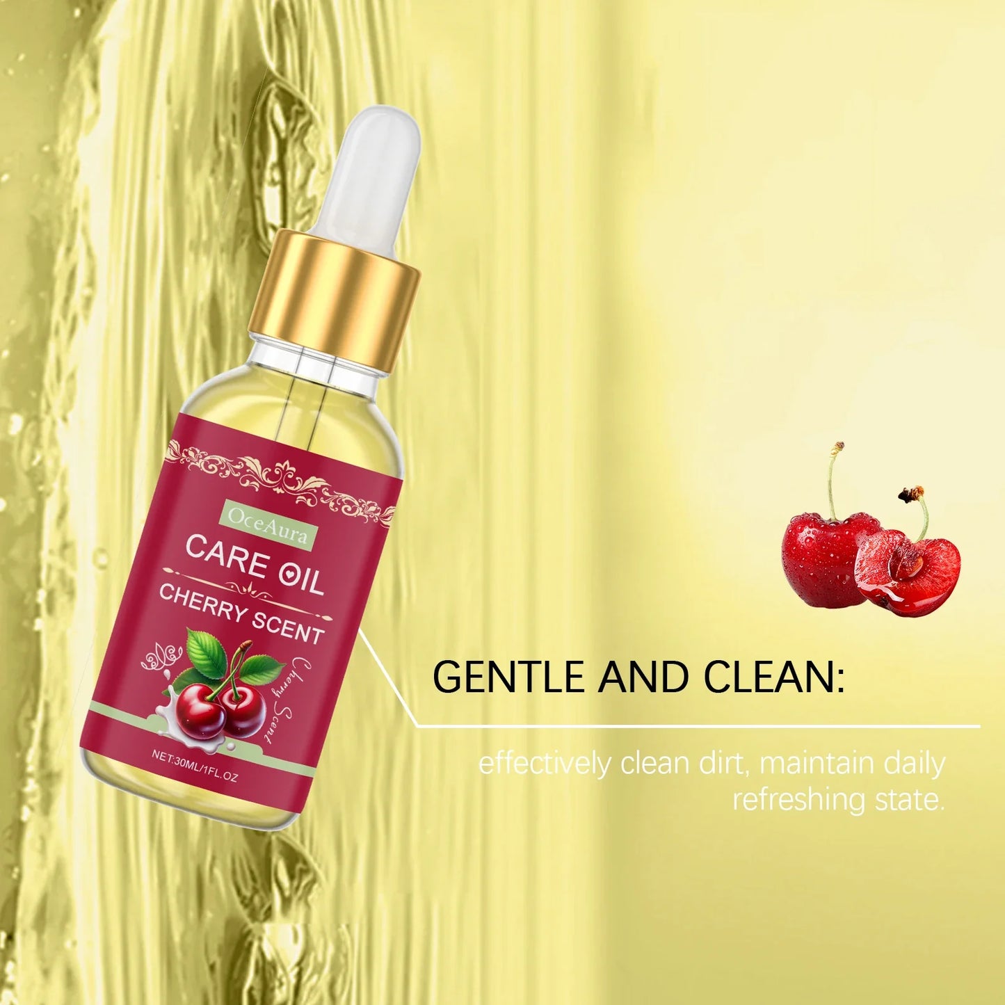 OceAura Cherry Feminine Care Oil – Gentle Moisturizer 30ml