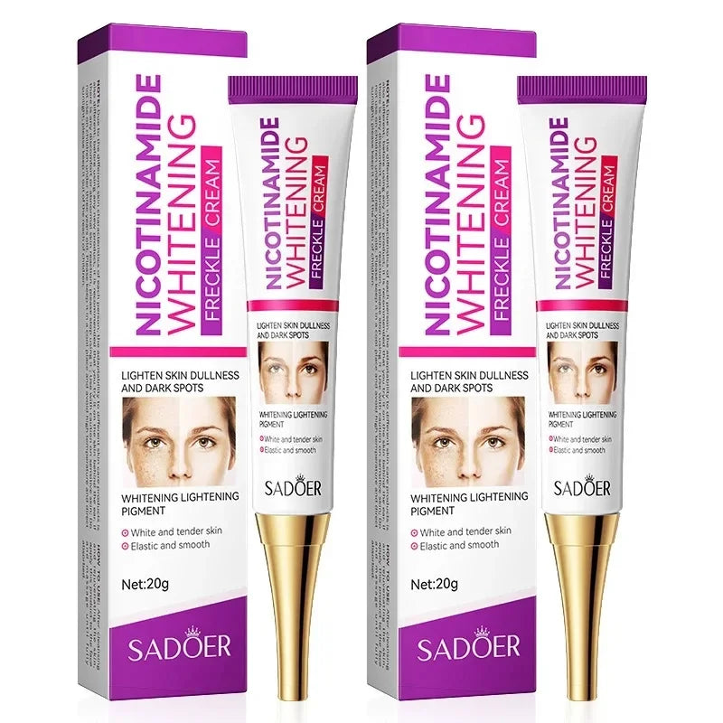 SADOER Nicotinamide Freckle Cream – Brightening & Spot Fade Peaceful Pleasures Health and Wellness 2pcs