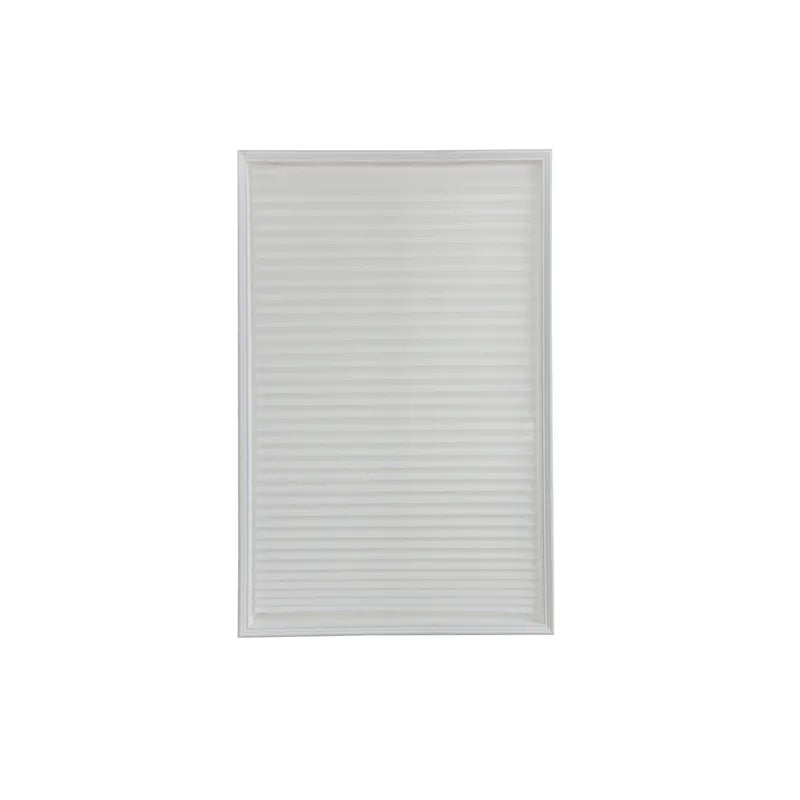 Self-Adhesive Blinds Semi-Blind Window Curtains Bathroom Kitchen Balcony Office Blinds Pleated Curtains Peaceful Pleasures Health and Wellness White 90x150cm