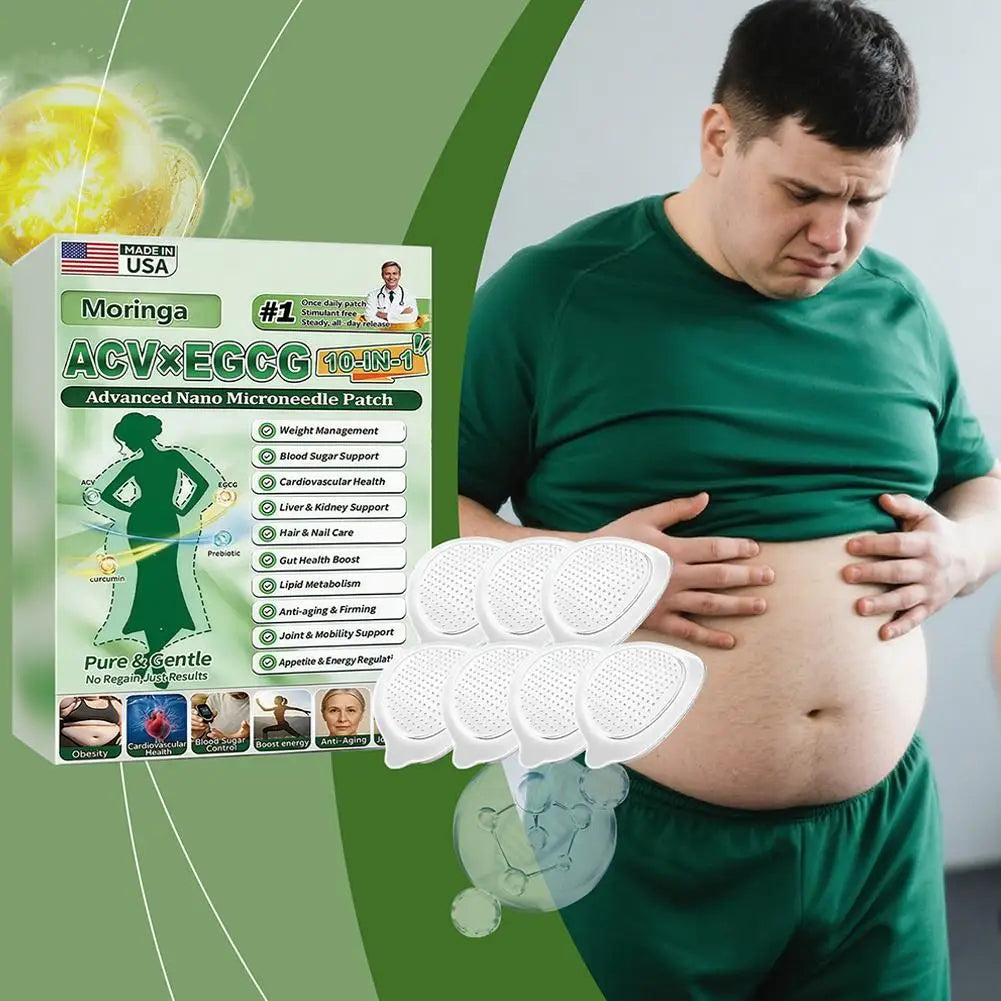 Moringa Nano Microneedle Patches – Body Firming & Wellness