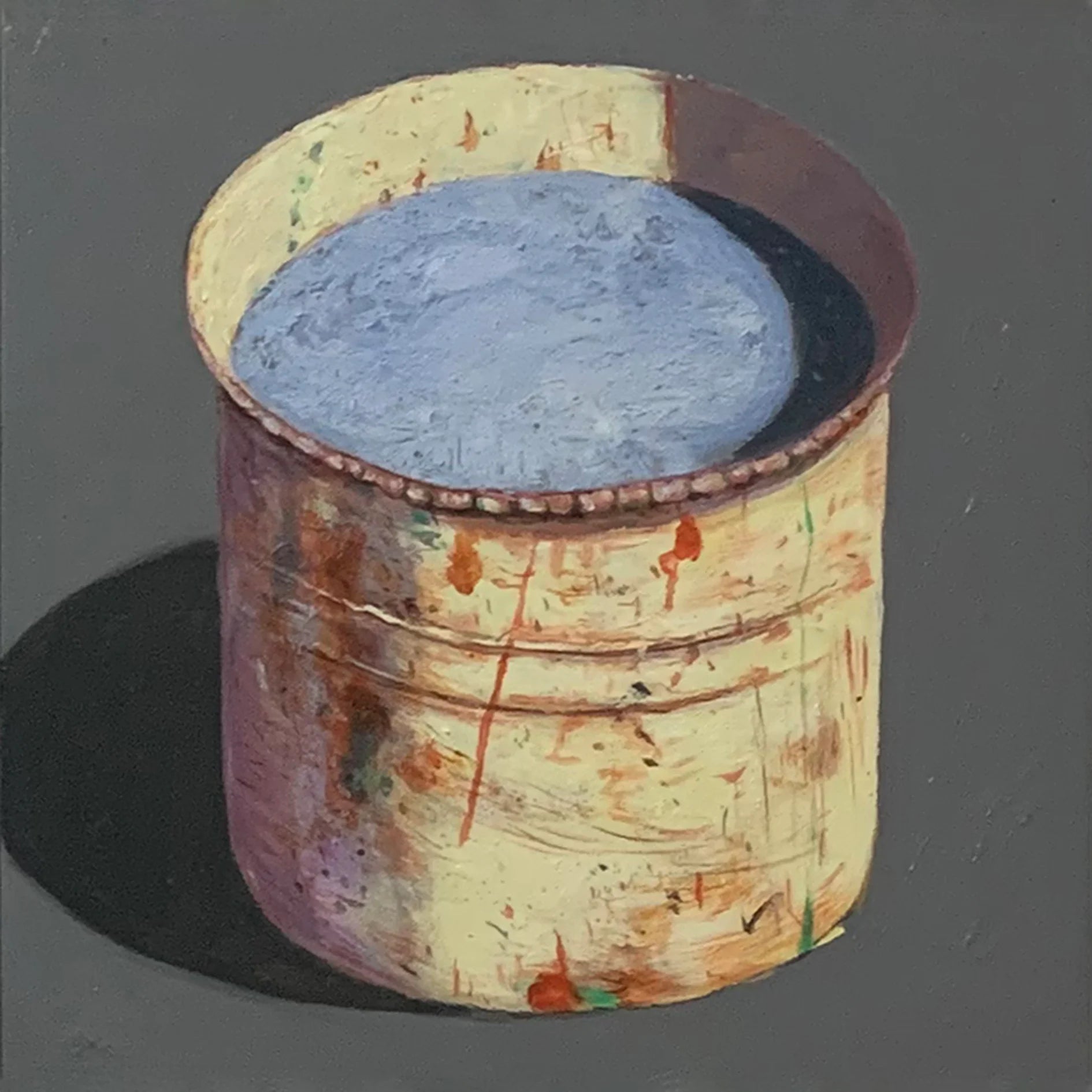 Hand-painted Oil Painting Paintings of Stephane Braud, Acrylic Painting, Paint Bucket with Paint Framed, Ready to Hang Peaceful Pleasures Health and Wellness