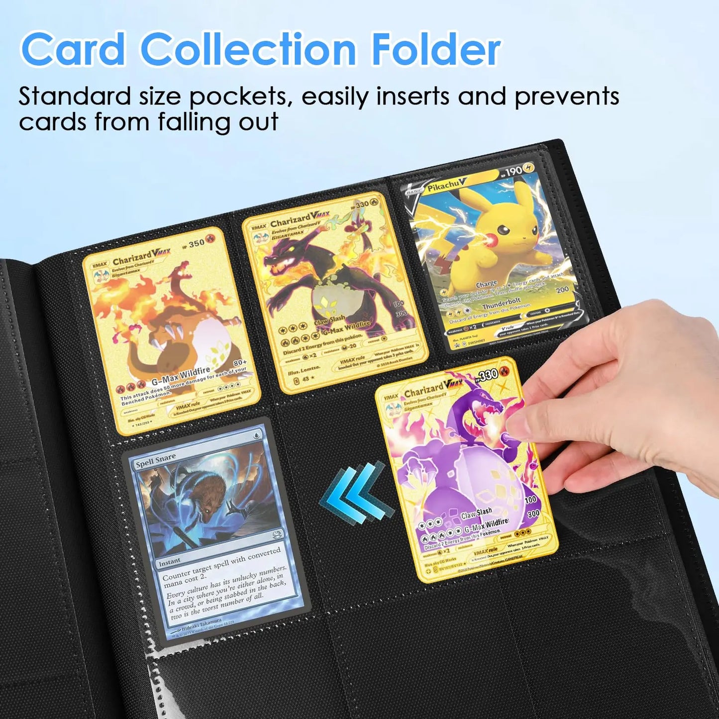 9-Pocket Trading Card Binder – 360 Card Storage Album