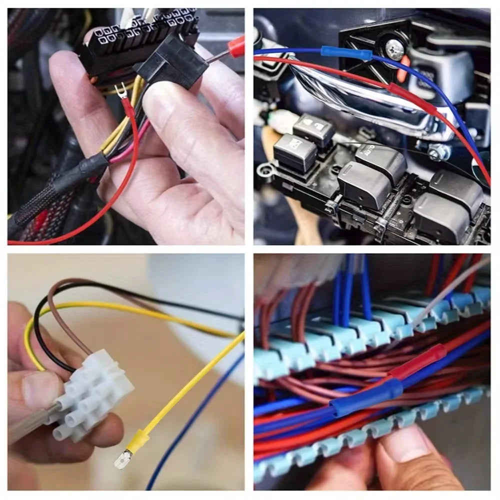 280-Piece Insulated Crimp Terminal Kit – Color-Coded Connectors Peaceful Pleasures Health and Wellness