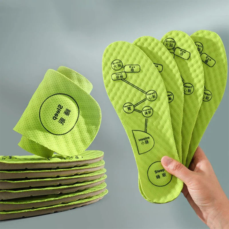 Acupressure Shoe Insoles – Soft, Breathable & Odor-Control