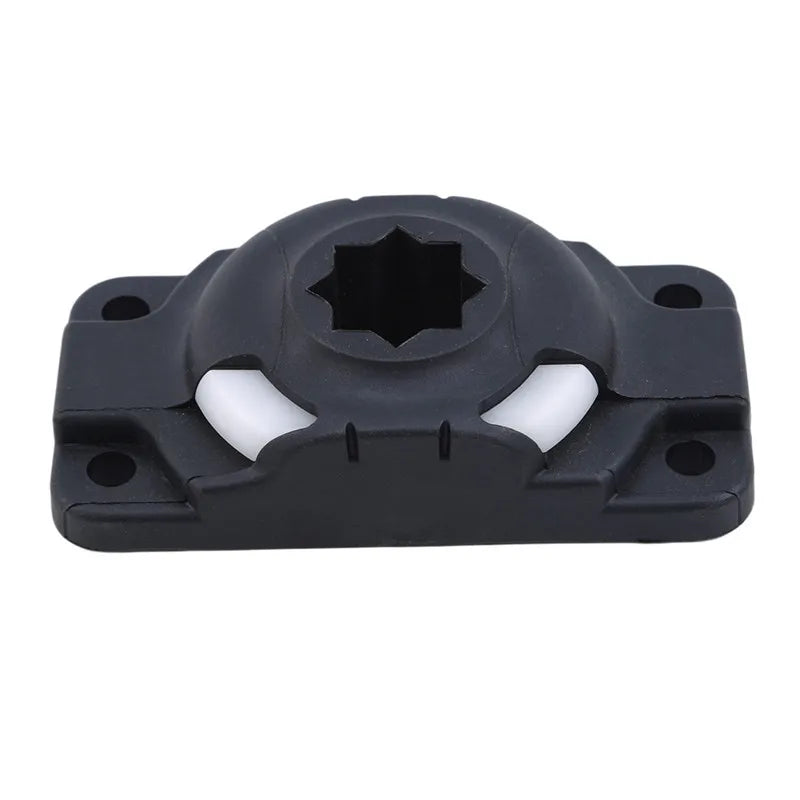 Inflatable Kayak Rod Holder Mount Base Boat Canoe Slide Rail Nylon Kayak Accessories Without Screws Ship Accessories Peaceful Pleasures Health and Wellness black