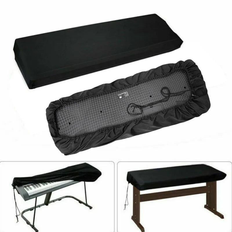 61 88 Keys Electronic Keyboard Digital Piano Dust Cover W Adjustable