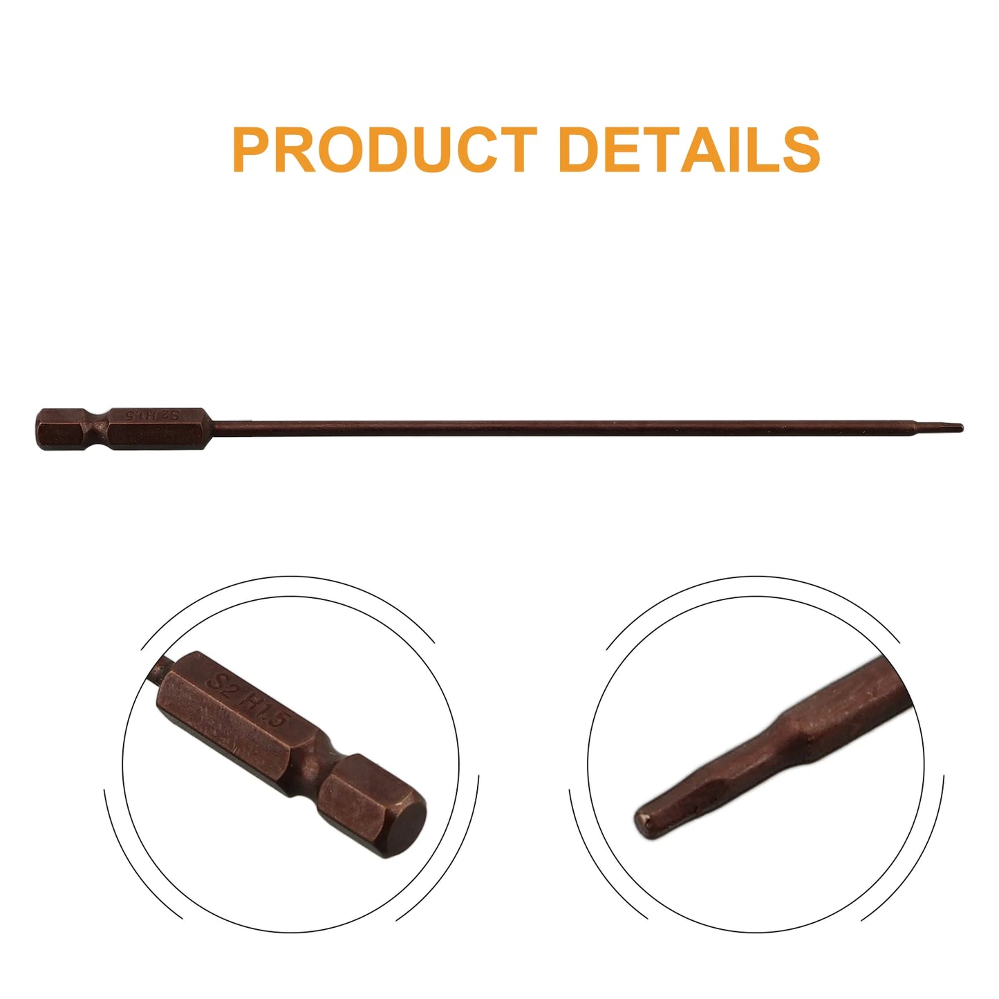 Hex Screwdriver Bits Alloy Steel Magnetic Head Screw Driver Wrench