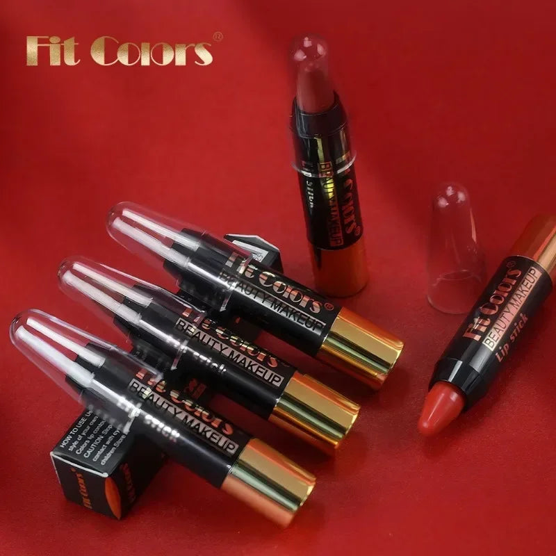 Moisturizing Crayon Lipstick – Velvet Matte & Waterproof