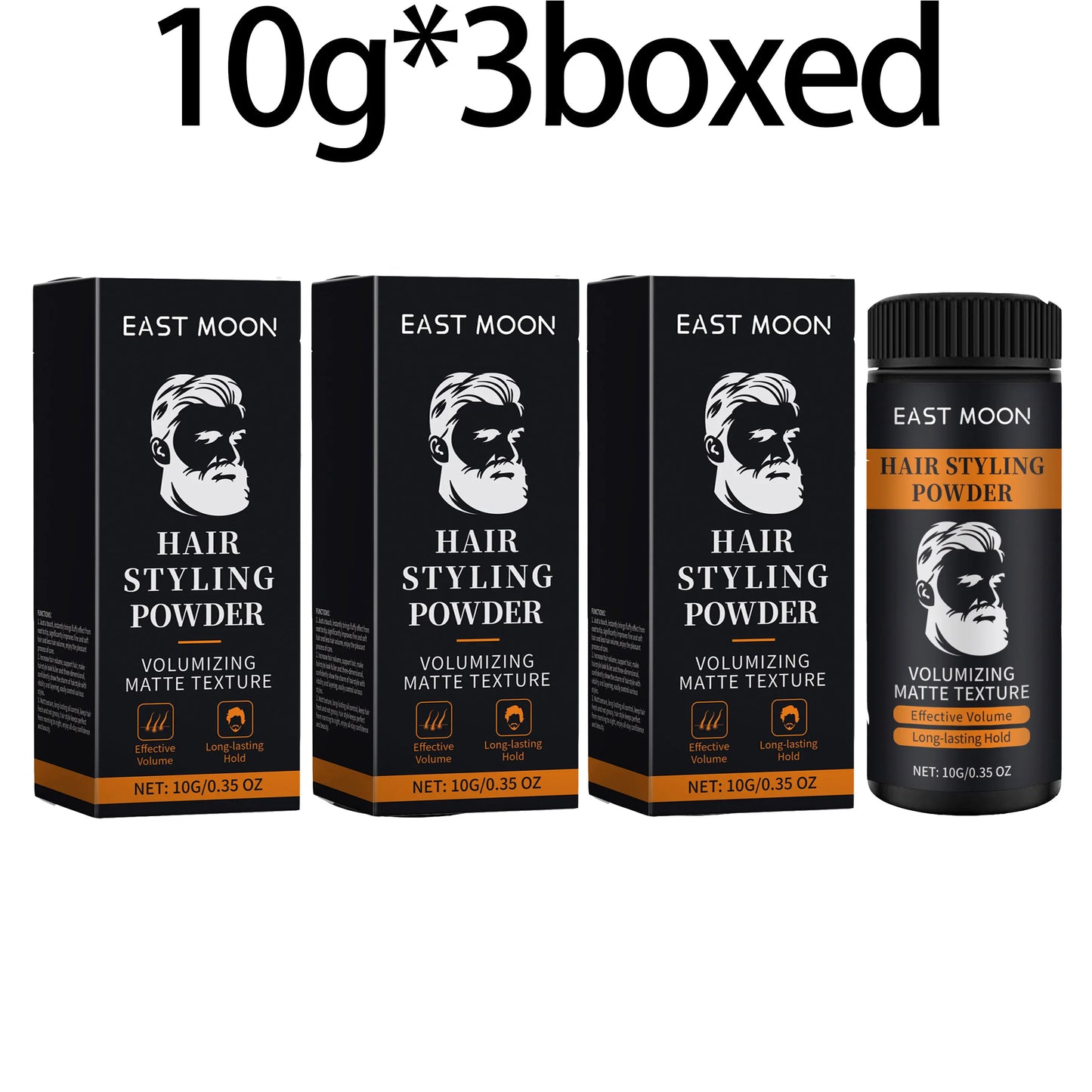 East Moon Hair Styling Powder – Volume, Matte & Oil Control