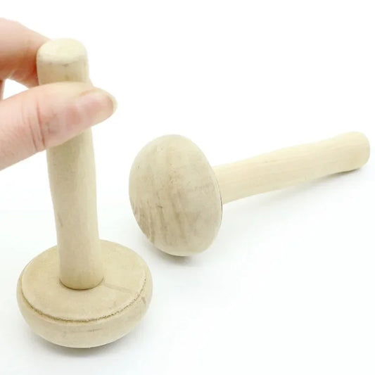 Wooden Mushroom Roller – Printmaking & Ink Rubbing Art Tool Printmaking Tool Peaceful Pleasures Health and Wellness