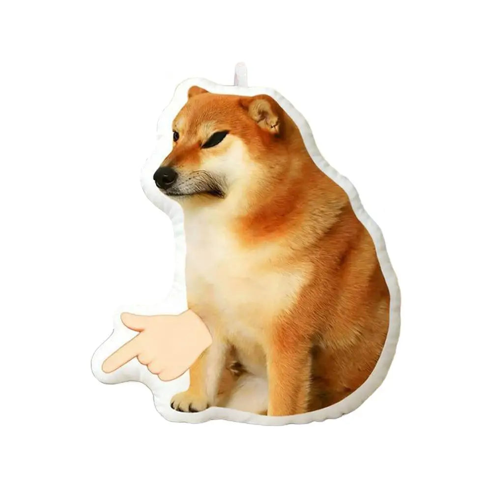 4-Key Keyboard Fidget Clicker Keychain | Shiba Inu Sound Toy