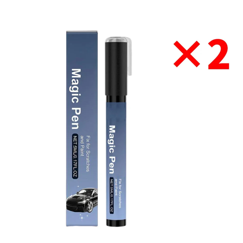 Cars Magic Pen 5ml Universal For All Cars Scratches Swirl Marks And Scuffs Scratch Repair Pen Easy DIY Car Paint Touch Up Peaceful Pleasures Health and Wellness 2PCS