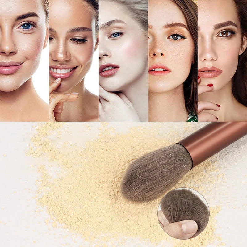 13PCS Of New Makeup Brush Set Portable Soft Hair Powder Brush Eye Shadow Brush Full Set Of Makeup Brush Tools Peaceful Pleasures Health and Wellness