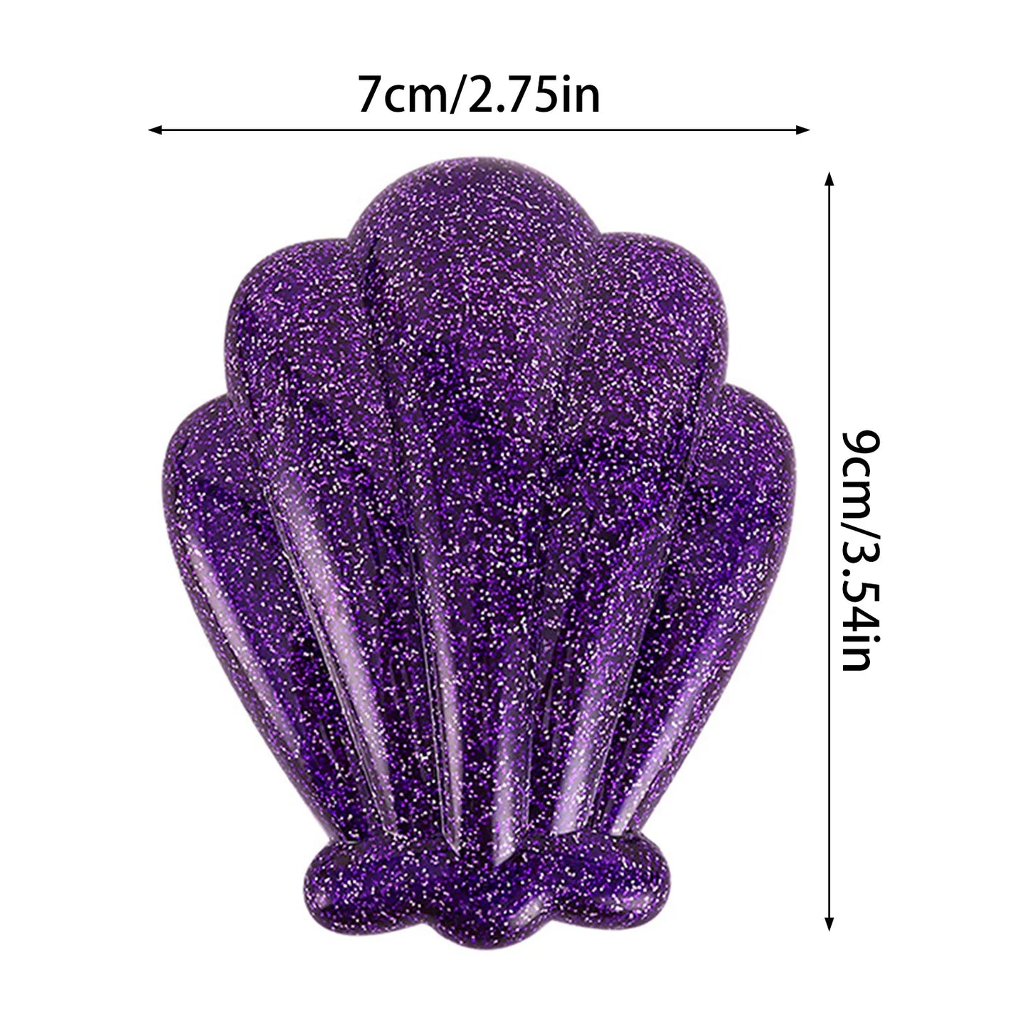Seashell Detangling Massage Comb – Mini Hair Brush Home & Salon