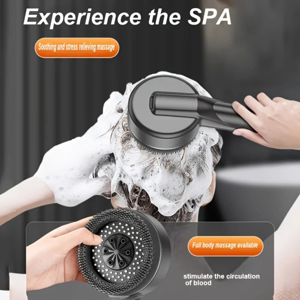4-Mode High Pressure Self-Cleaning Shower Head with Filter