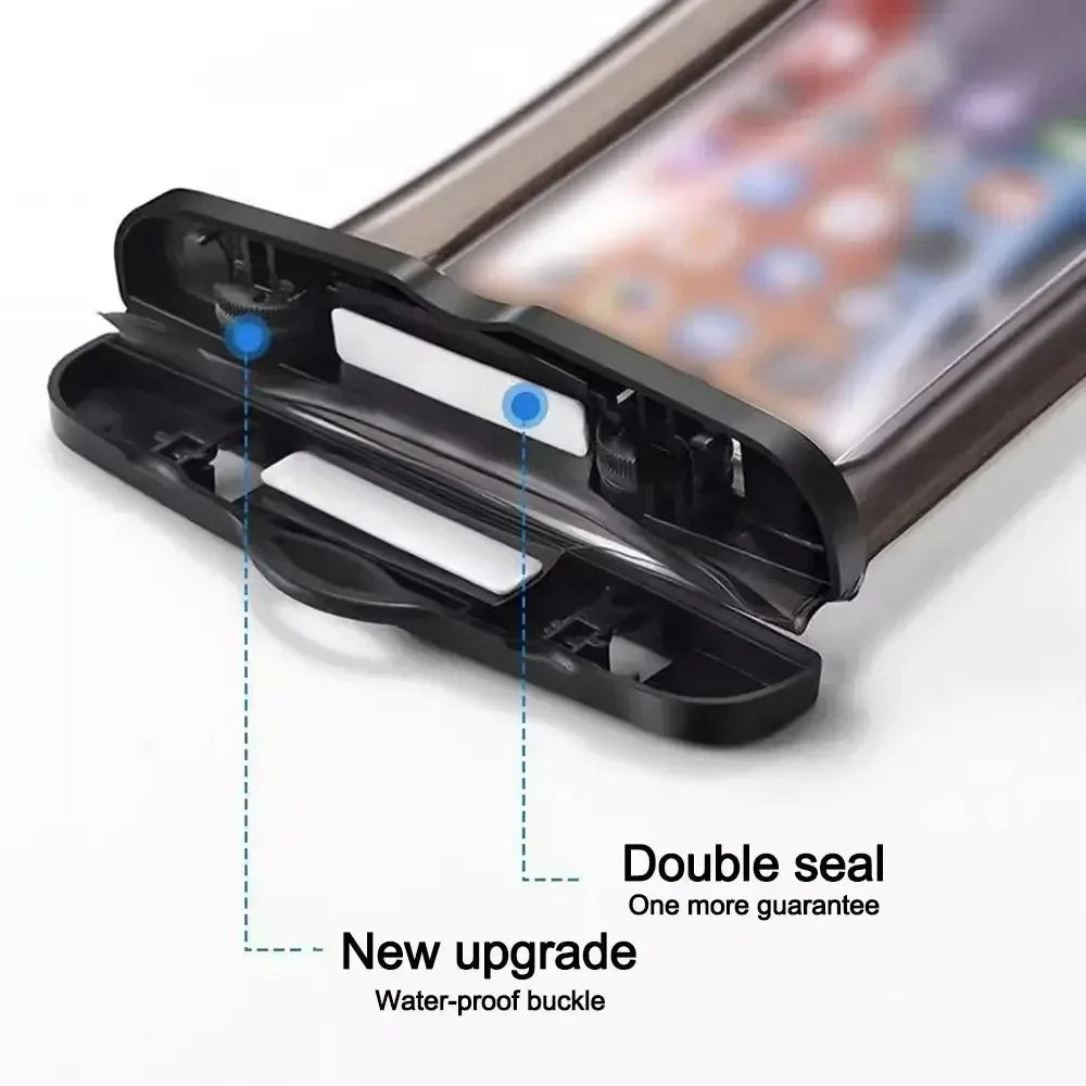 Waterproof Phone Pouch – Air Cushion Float & Touch Screen | 1–20 Pack