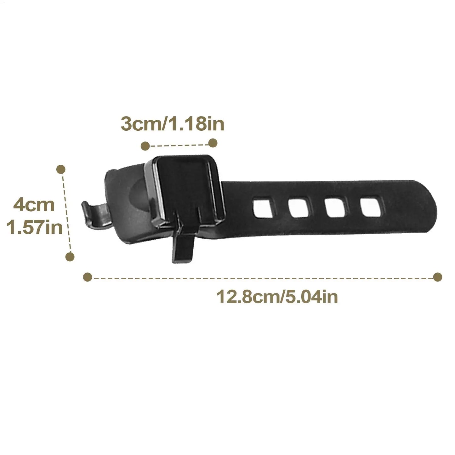 Silicone Bike Tail Light Mount Strap – Adjustable Holder