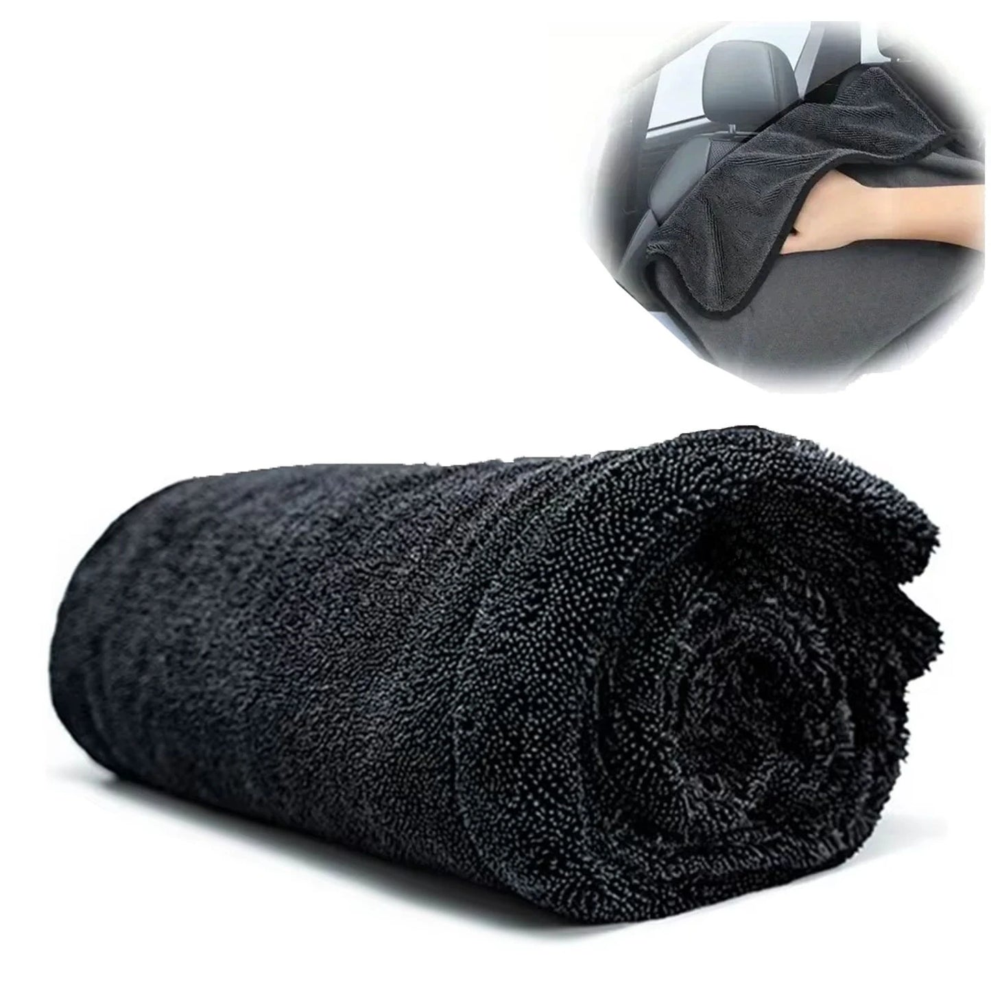 Oversized Microfiber Car Wash Towel – Absorbent Drying Cloth