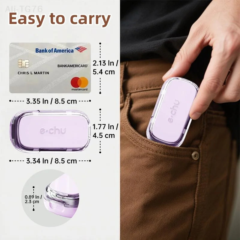 3-in-1 Pill Cutter & Organizer | Precision Tablet Splitter