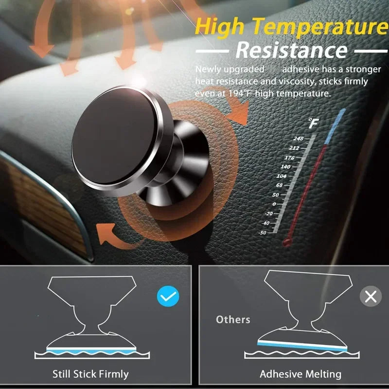 Magnetic Car Phone Holder Mobile Cell Phone Holder Stand Magnet Mount Bracket In Car For iPhone 13 12 Samsung Redmi Xiaomi Peaceful Pleasures Health and Wellness