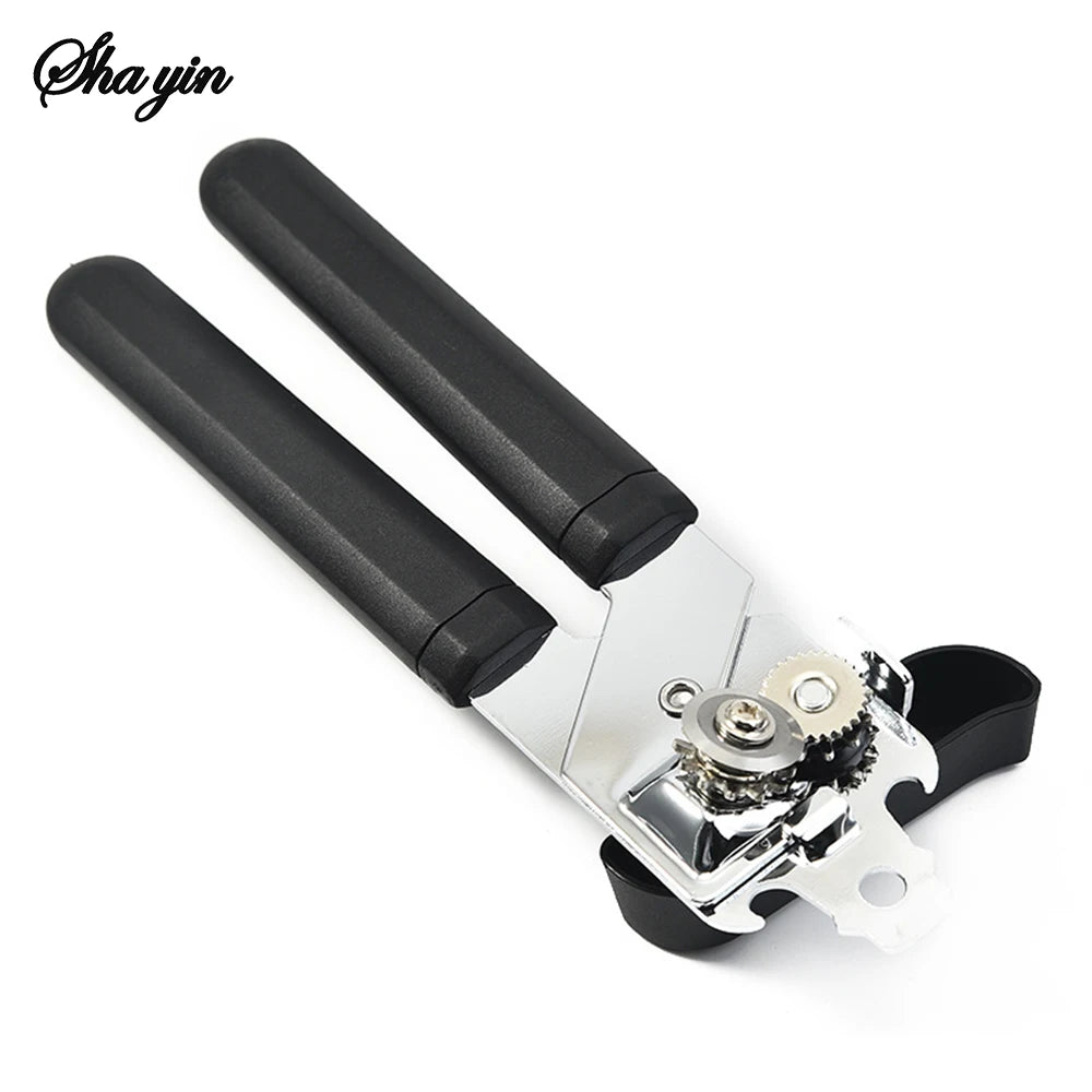 Stainless Steel Multifunctional Professional Can Manual Can Opener Craft Beer Grip Can Opener Bottle Opener Kitchen Gadgets Peaceful Pleasures Health and Wellness