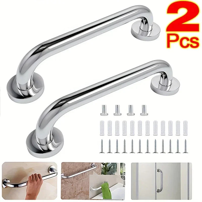 304 Stainless Steel Bathroom Grab Bar | Safety Handrail