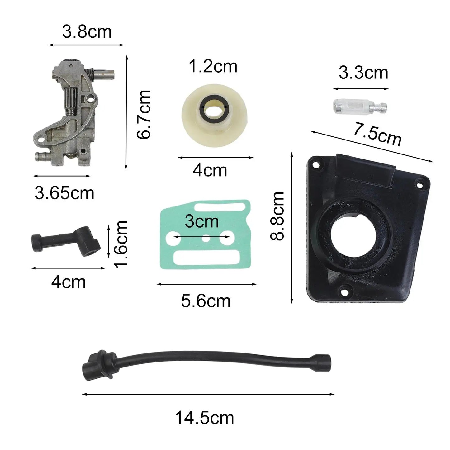 Oil Drive Pump CHINESE CHAINSAW 4500 5800 45CC 52CC 58CC Cover Worm