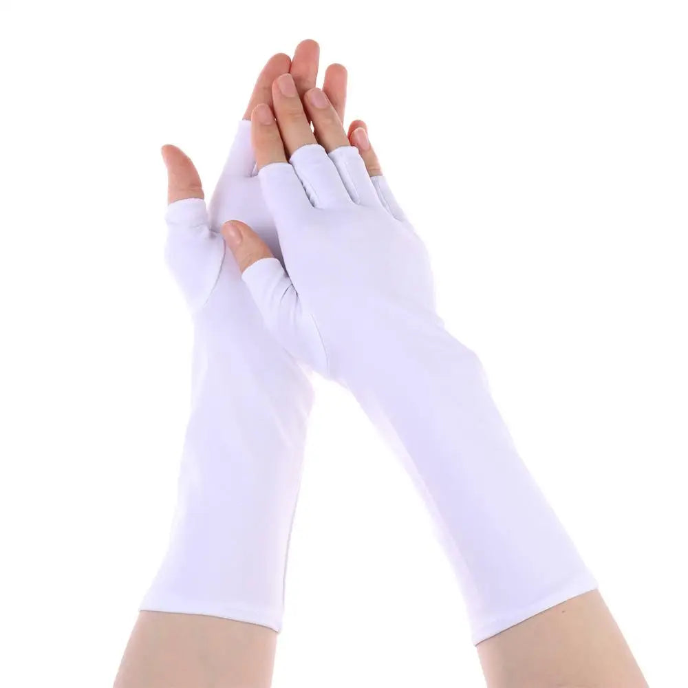 Summer Fingerless Cycling Gloves – UV Sun Protection Sleeves