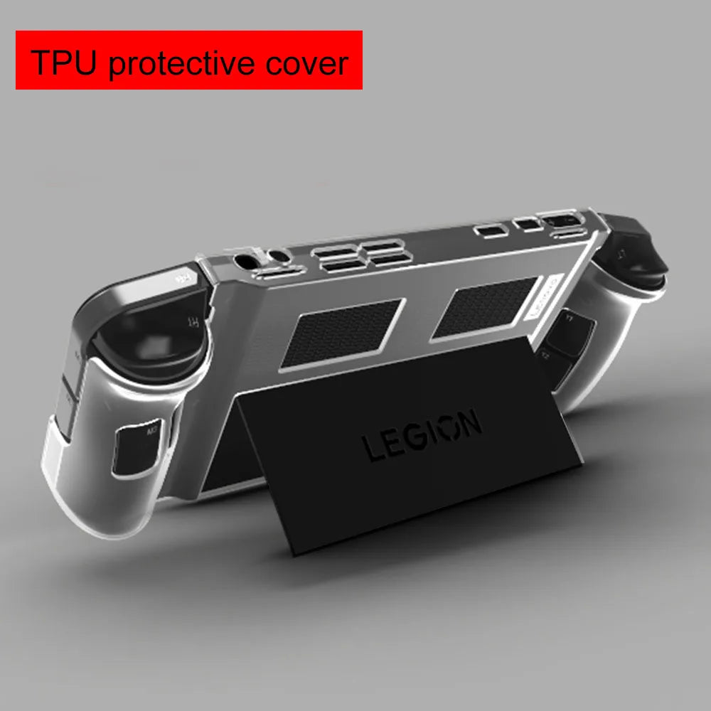 Soft TPU High-Quality Protective Case For Legion Go Gaming Handheld Shell Protector Anti-Scratch Full Body Fall Protection Peaceful Pleasures Health and Wellness