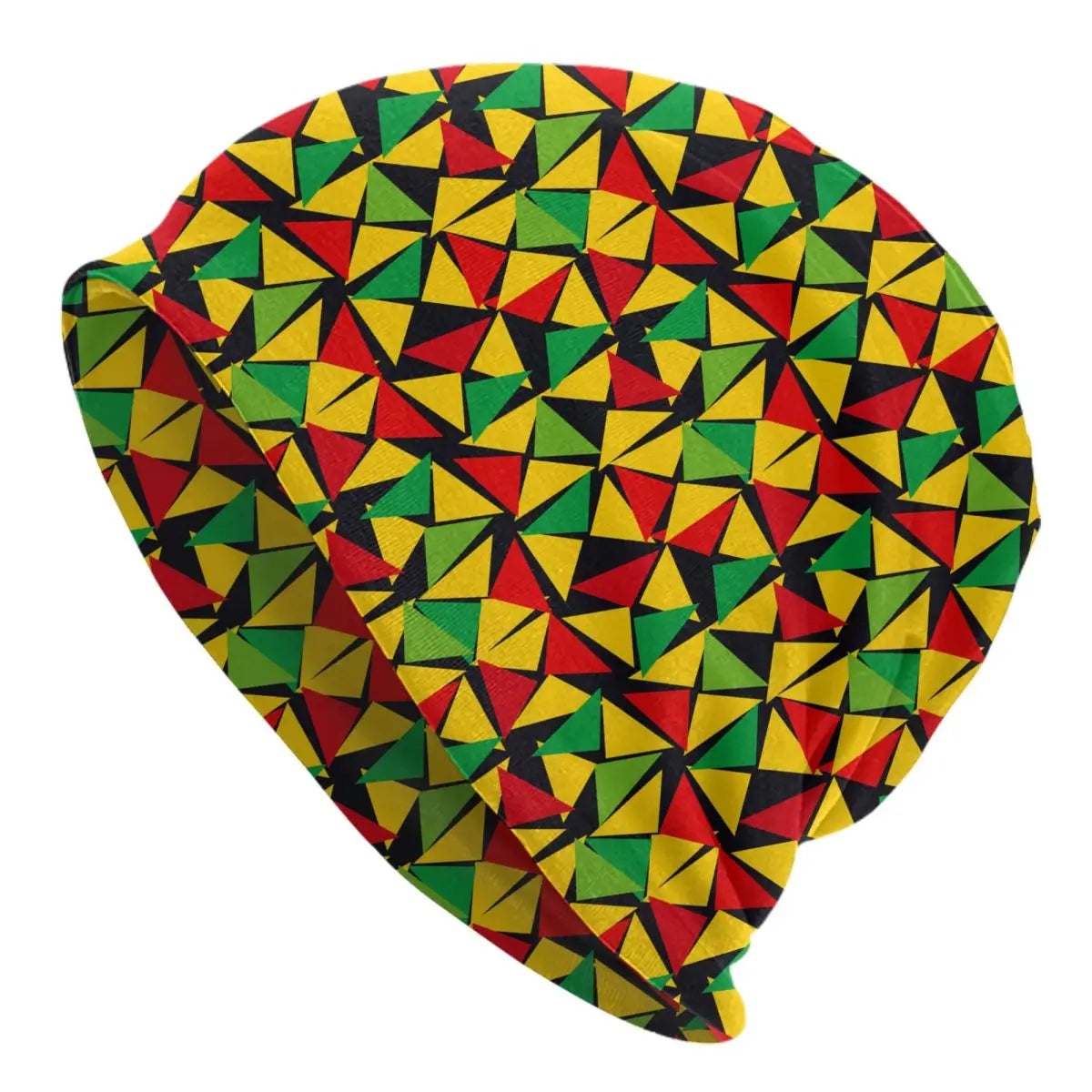 Jamaica Flag Knit Beanie Hat | Unisex Jamaican Pride Skull Cap