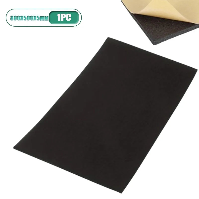 Car Heat Insulation Sound Deadener Mat – Hood Door Roof Trunk