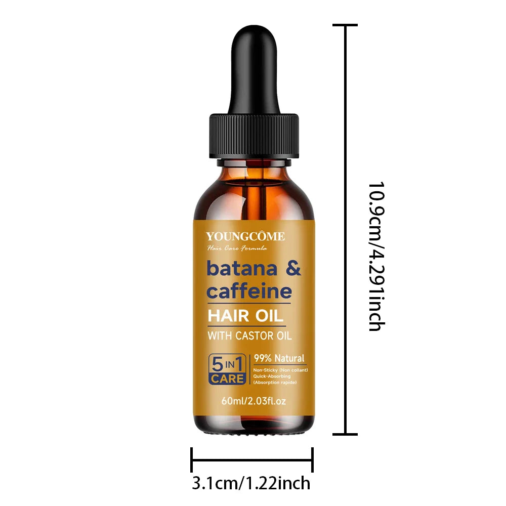 Batana & Caffeine Hair Treatment Oil – Strengthen & Condition