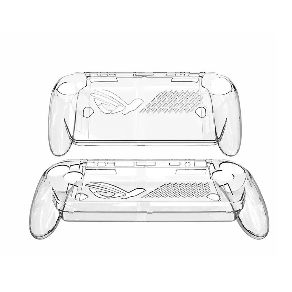 2025 Transparent Handheld Game Console Case Soft Anti Slip Protective Cover Shockproof Ergonomic Host Shell For ROG Xbox Ally X Peaceful Pleasures Health and Wellness transparent