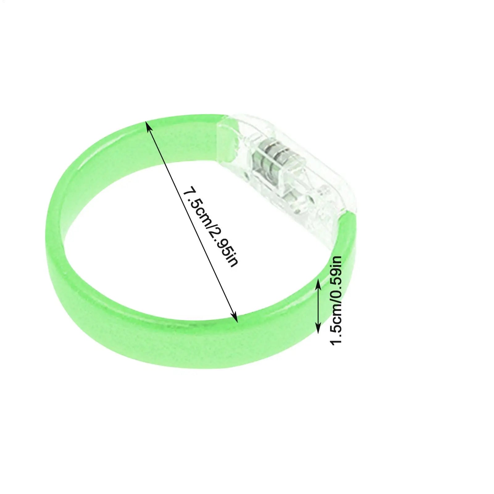 LED Flash Glow Wristband | Neon Light Bracelet for Parties LED Glow Wristband Peaceful Pleasures Health and Wellness