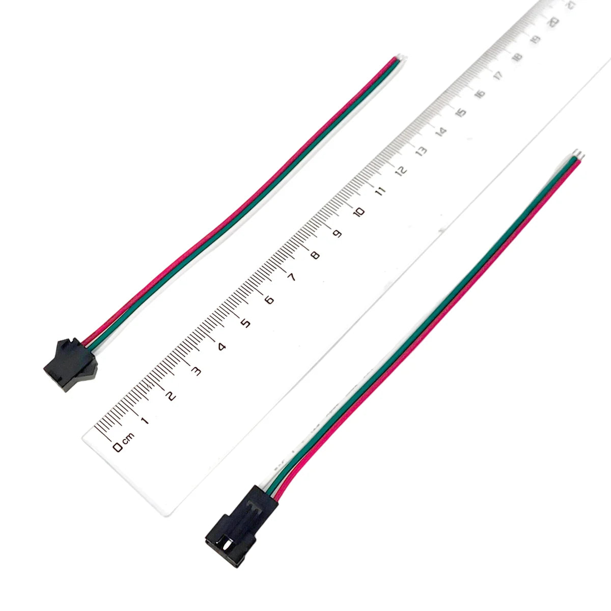 5-50 Pairs JST SM 3 Pin Connectors 15cm 22AWG Wire Female/Male LED Connector for WS2812B WS2811 WS2812 CCT LED Strip Light Peaceful Pleasures Health and Wellness