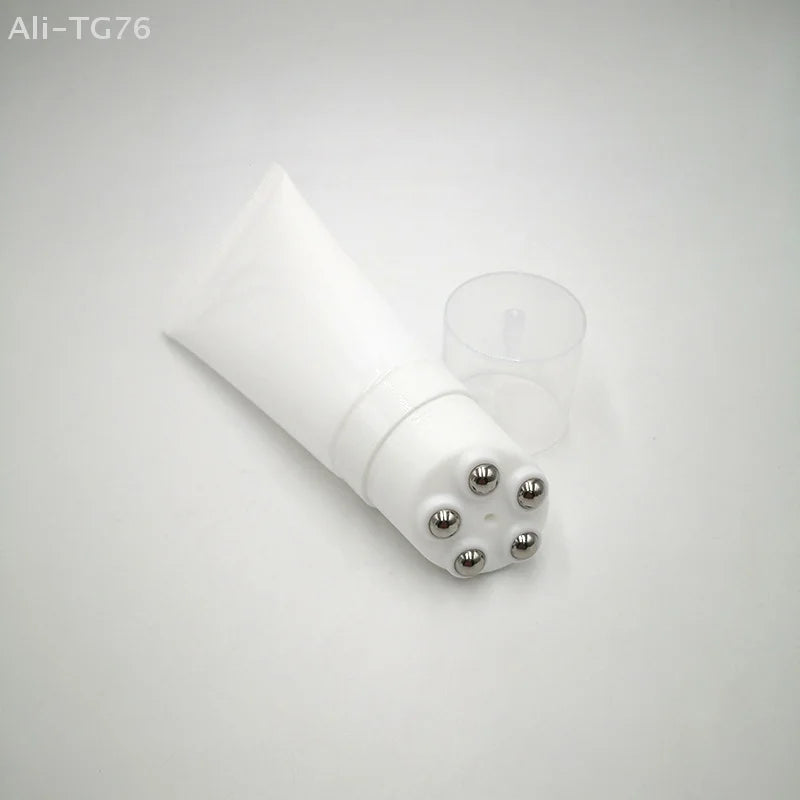 100g Lotion Tube with Steel Ball Massage Cap | Refillable