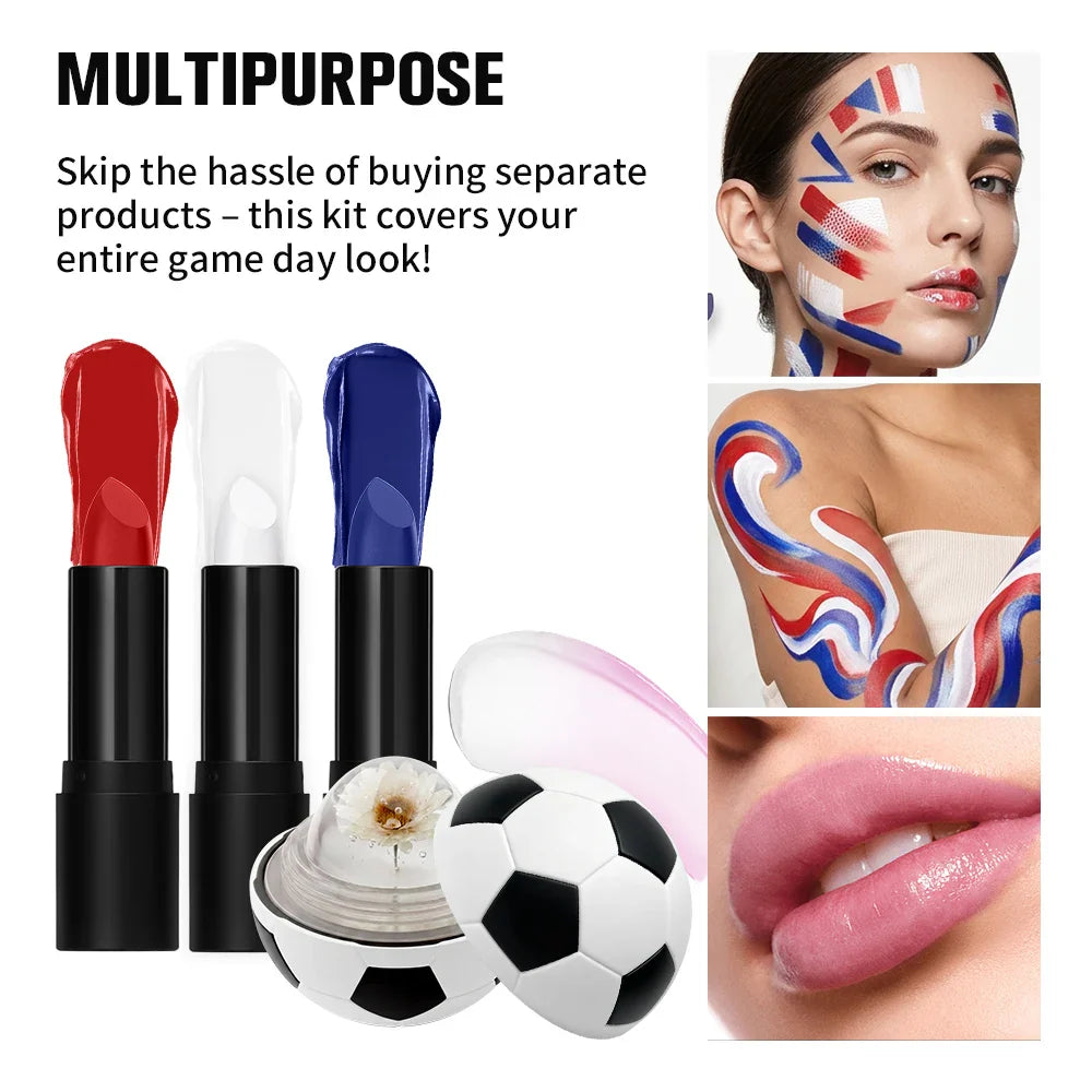Waterproof Face Paint Stick & Lip Balm Combo | Cosplay & Party