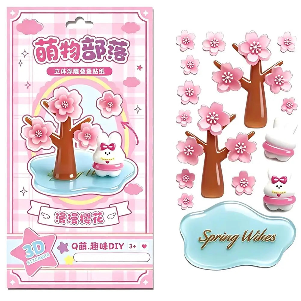 3D Crystal Stackable Stickers – DIY Scene Kit for Kids