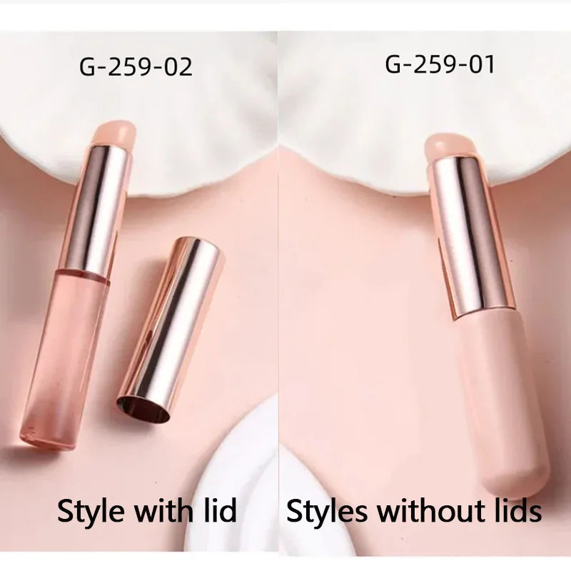Nail Art Silicone Brush Reusable Mirror Powder Pigment Applying Manicure Tool Gradient Effect Nail Arts Silicone Applicator Peaceful Pleasures Health and Wellness