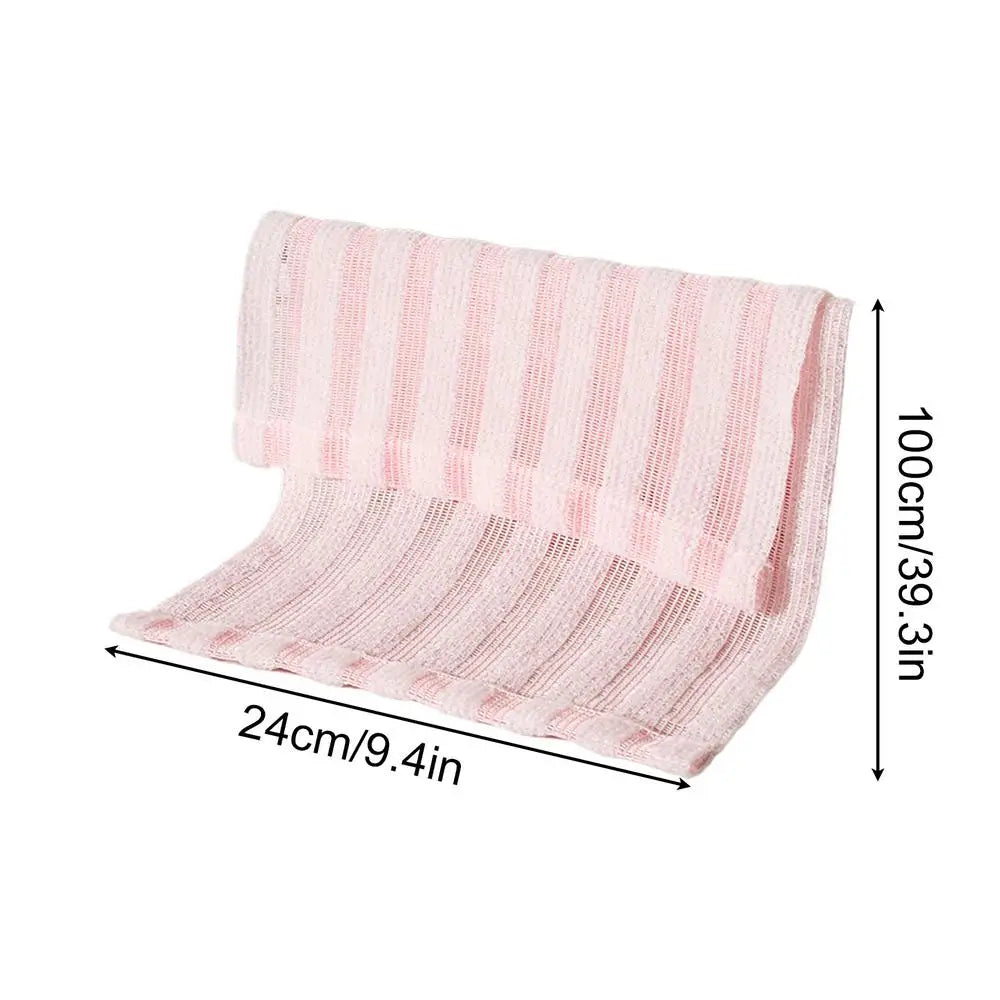 Exfoliating Bath Towel – Body Scrub Washcloth for Back & Skin