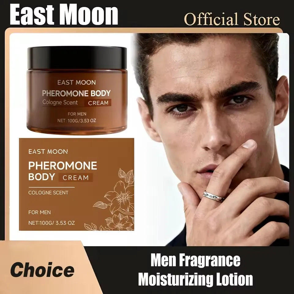 East Moon Men's Cologne Scented Body Moisturizing Lotion 100g