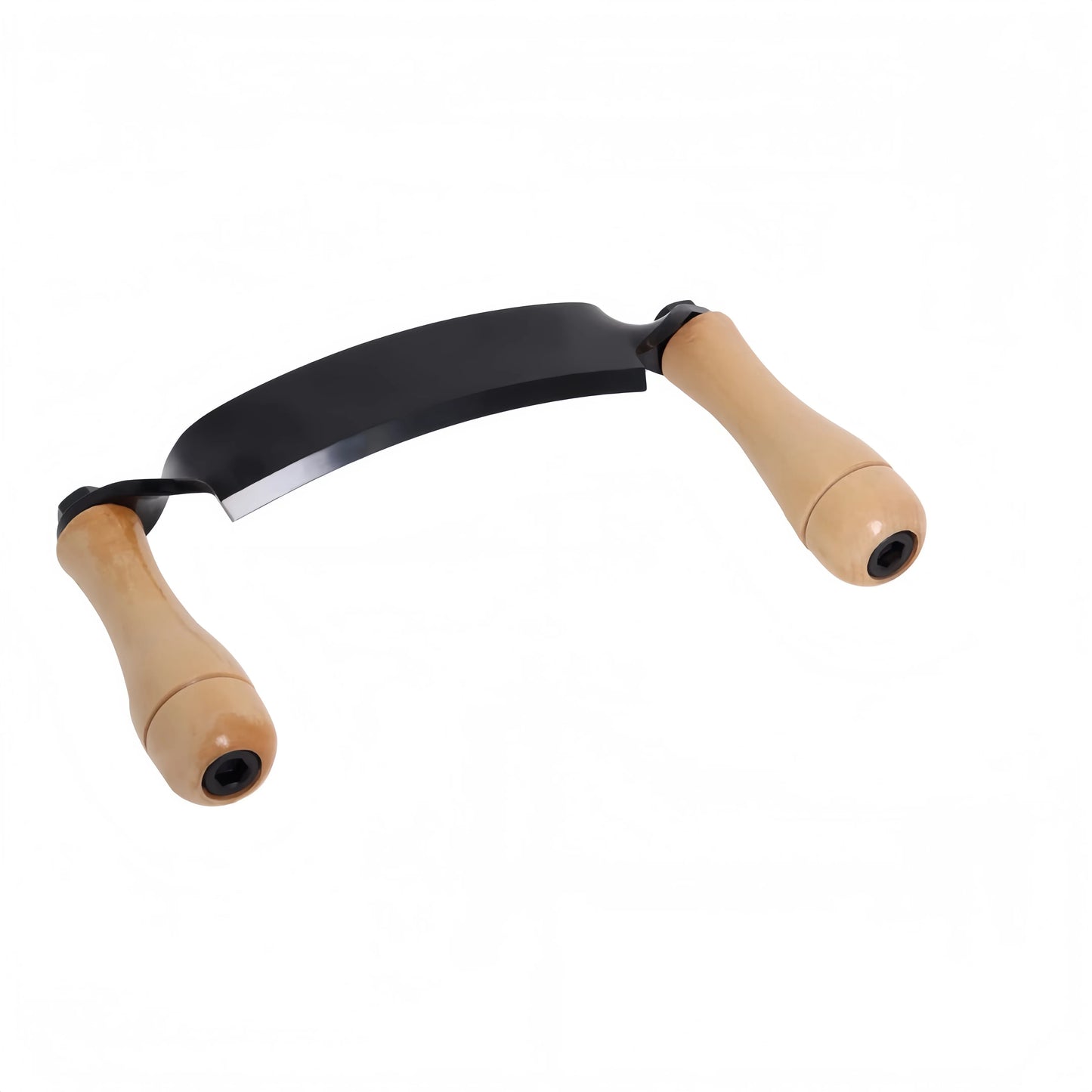 Draw Shave Knife Tool Woodworking Debarking Hand Bark Wooden Handle