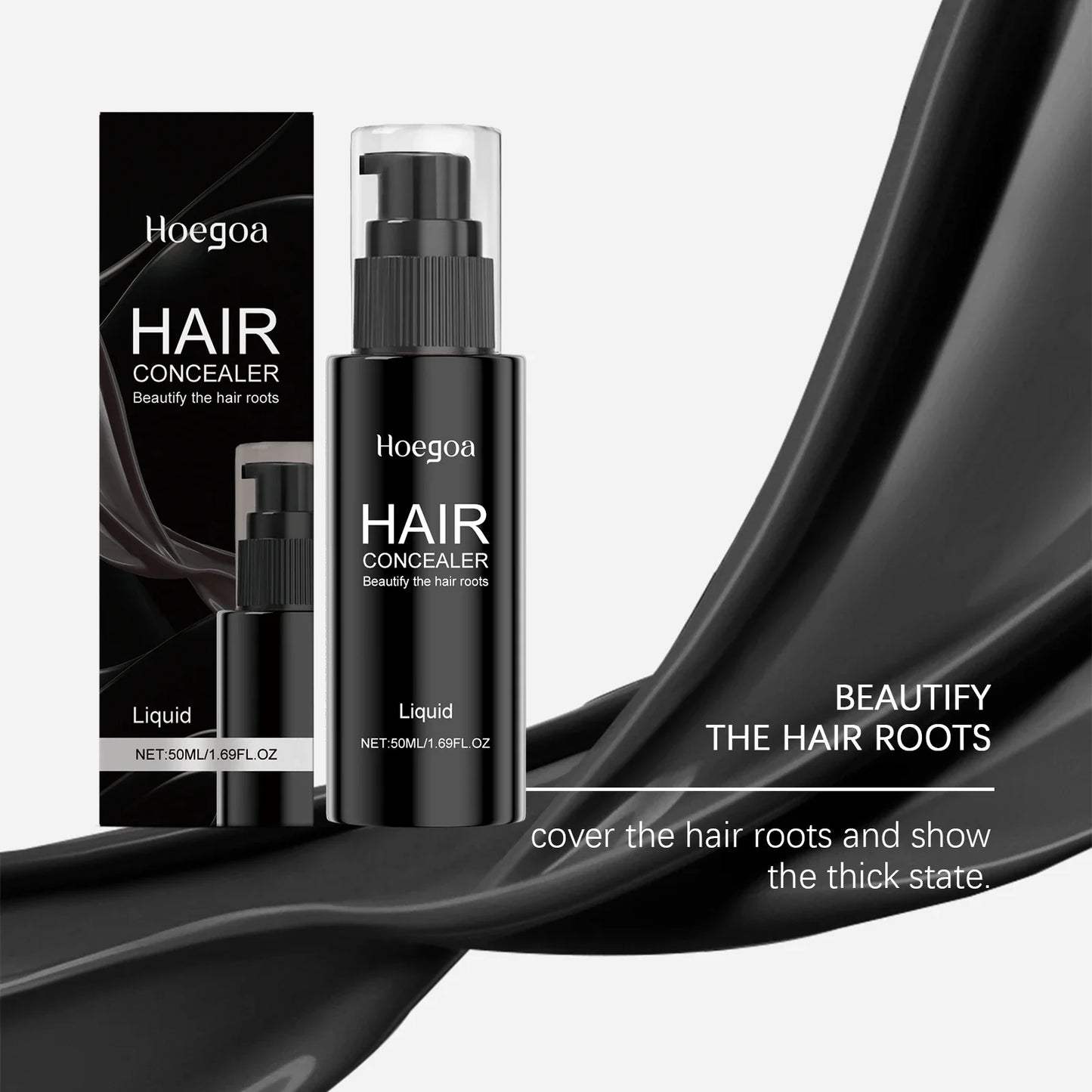 HOEGOA Hair Concealer Liquid – Waterproof Hairline Cover 50ml