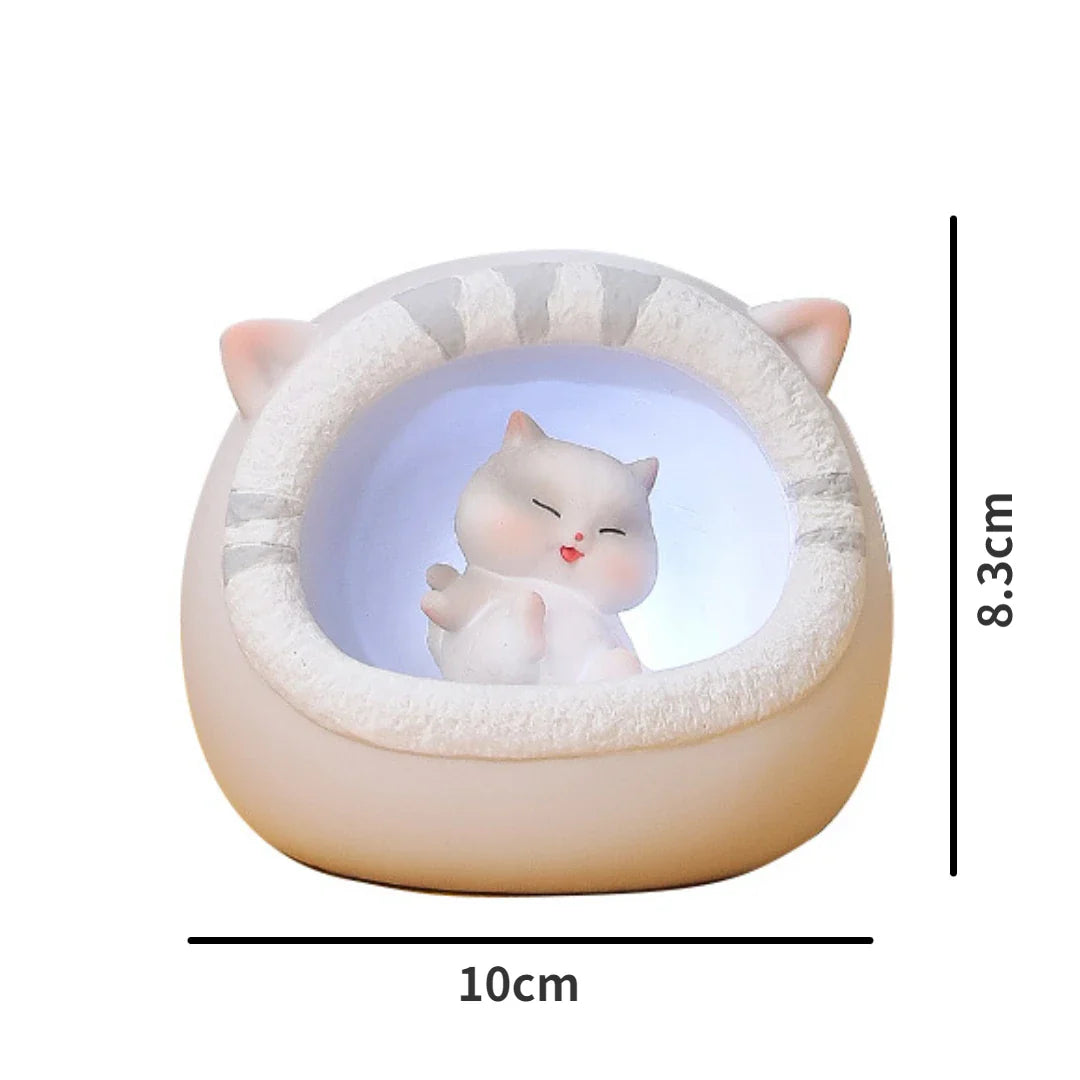 Cute Fat Cat Night Light – Kids Bedroom Atmosphere Lamp