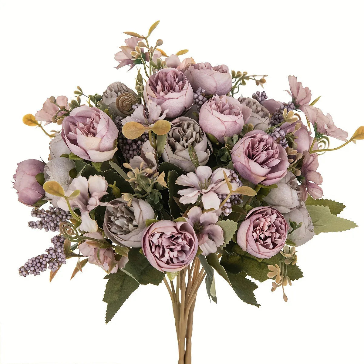 Silk Artificial Rose Peony Bouquet | Wedding & Home Décor